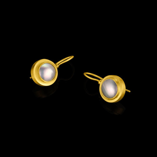 Cortez Mabe Pearl Frame Drop Earrings