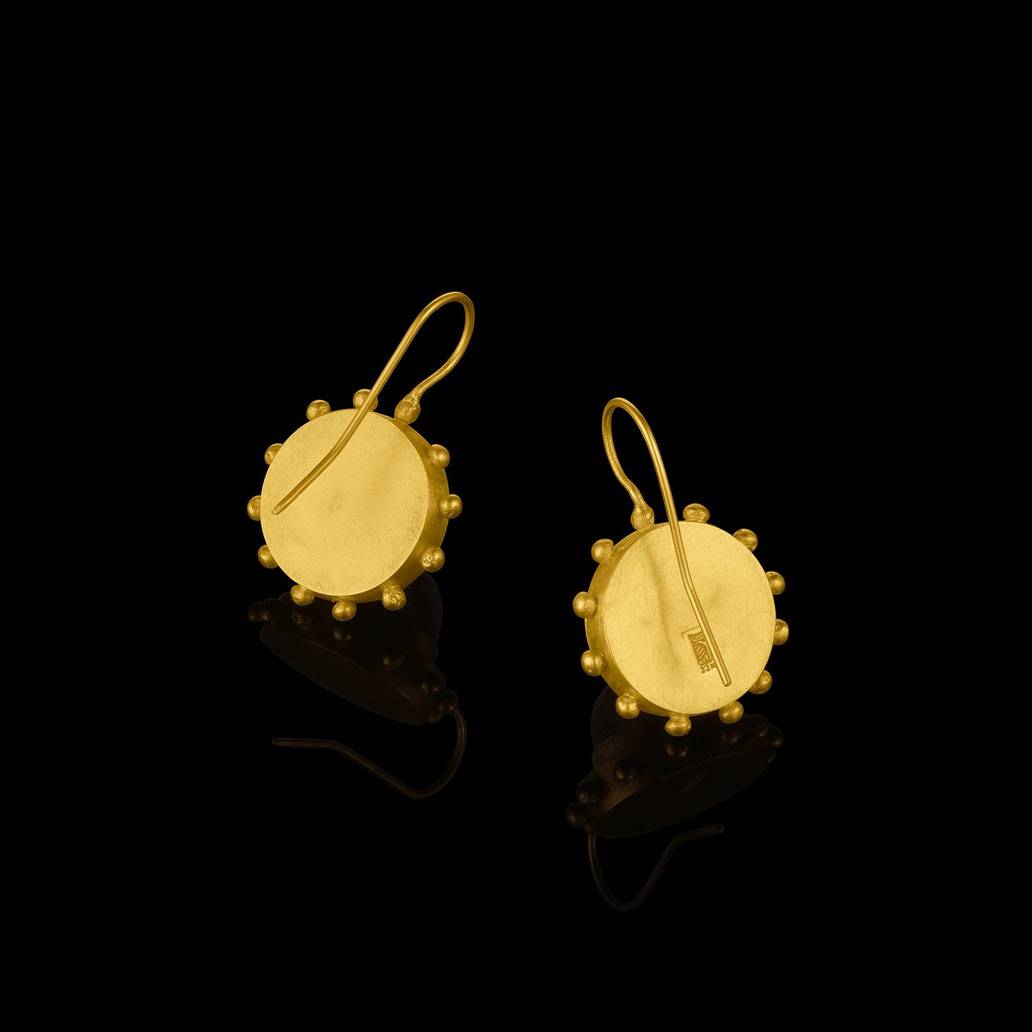 Rutile Quartz Frame Drop Earrings