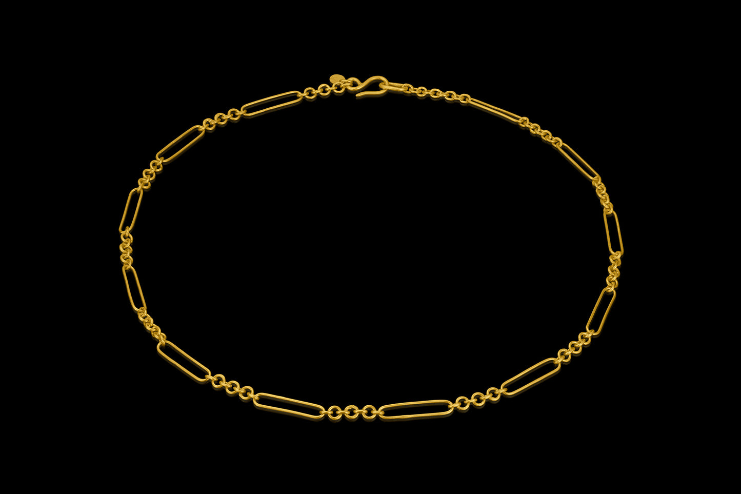 Petite Trombone Link Chain Necklace