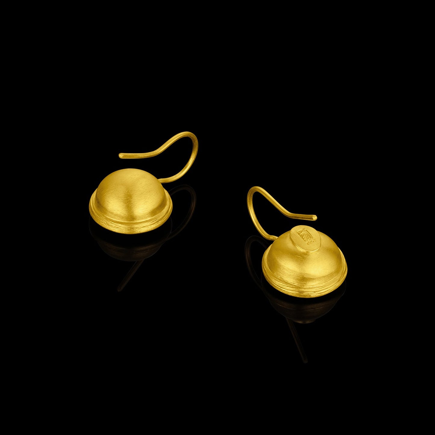 Peridot Button Back Earrings