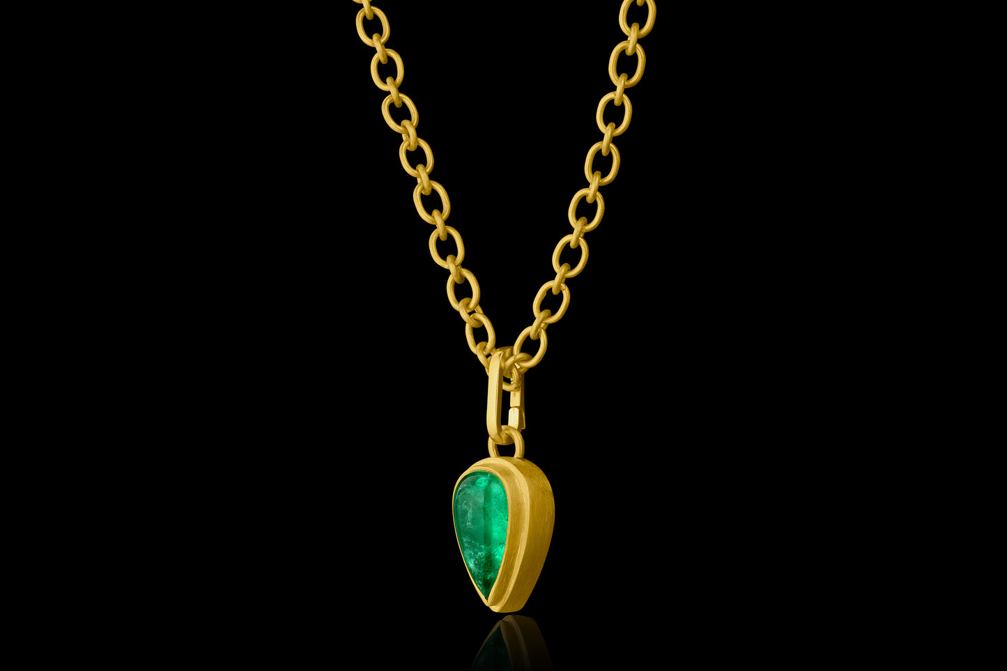 Emerald Frame Pendant