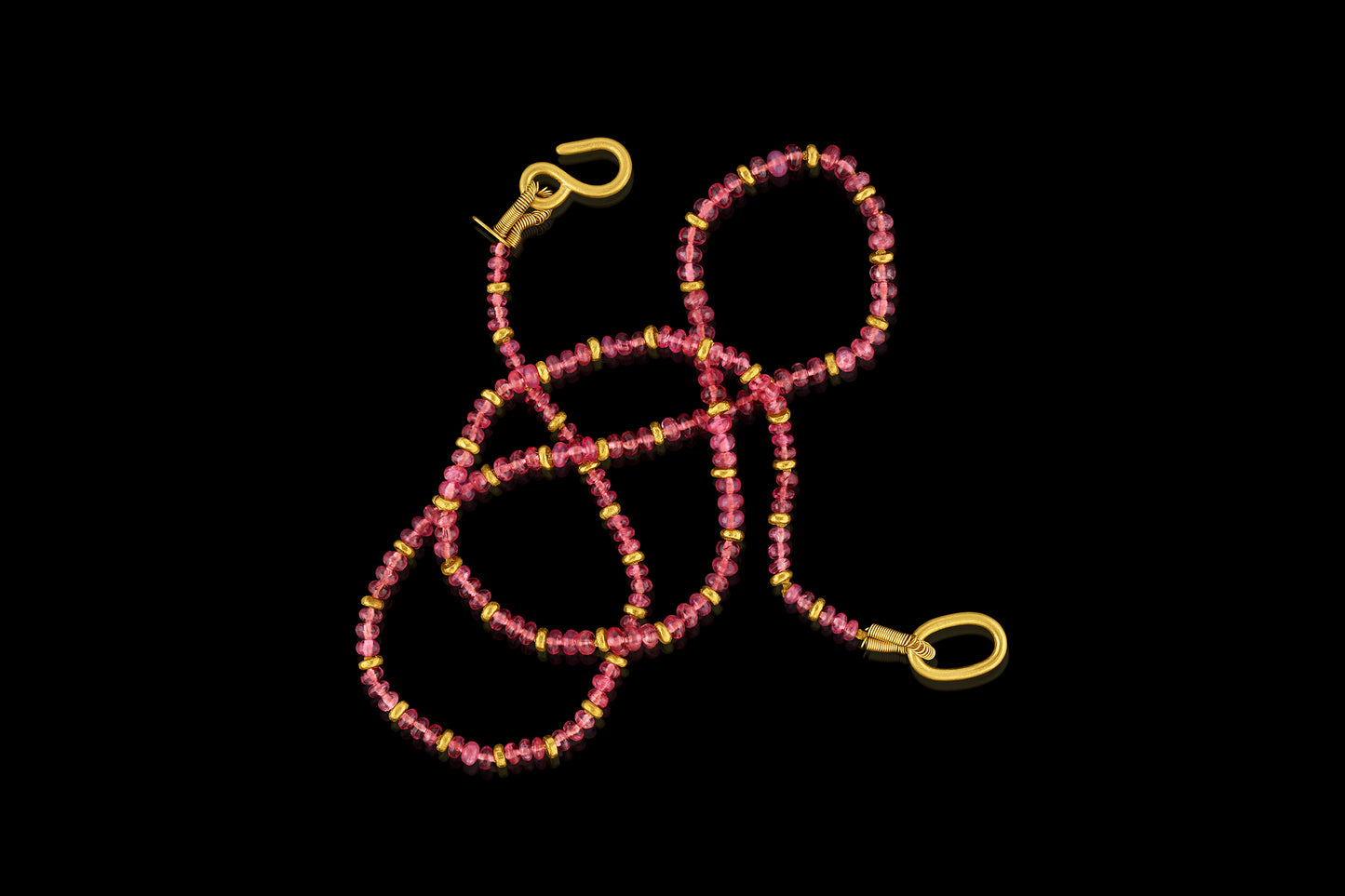 Banded Spinel Necklace