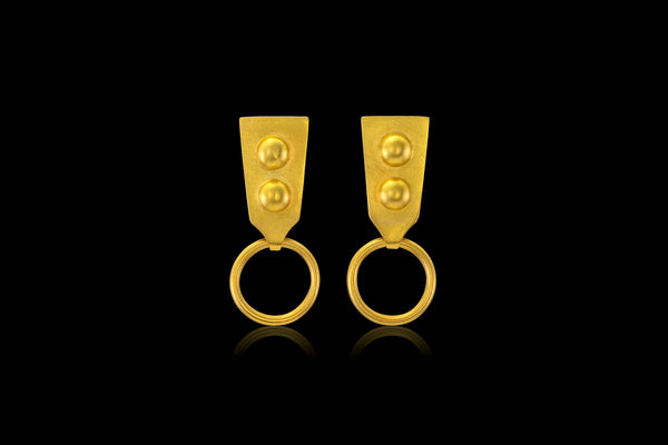 Loren Nicole - Byzantine Buckle Earrings - Earring