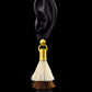 Tiered Horsehair Earrings