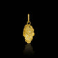 Yukon Gold Nugget Pendant with Diamonds