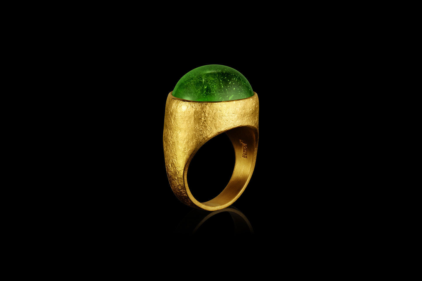Peridot Roman Signet Ring