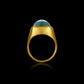 Aquamarine Medici Signet Ring