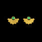 Emerald Mochica Post Earrings