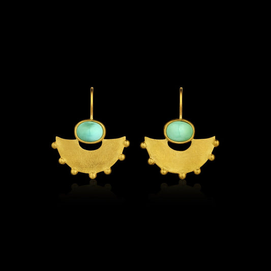 Variscite Mochica Drop Earring