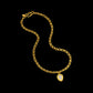 Pear-Shaped Antique Diamond Drop Pendant Necklace