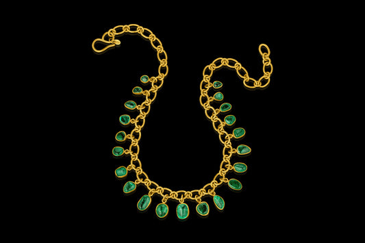 Emerald Charm Necklace