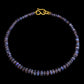 Lavender Opal Bead Necklace