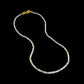 Banded Opal Bead Necklace
