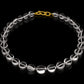 Round Rock Crystal Collar Necklace