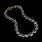 Round Rock Crystal Collar Necklace