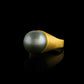 Pistachio Pearl Roman Signet Ring