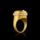 Morganite Medici Signet Ring