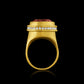 Morganite Medici Signet Ring