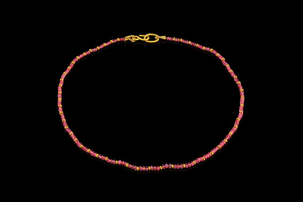 Banded Spinel Necklace
