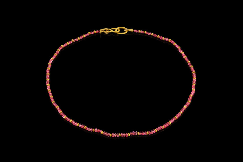 Banded Spinel Necklace