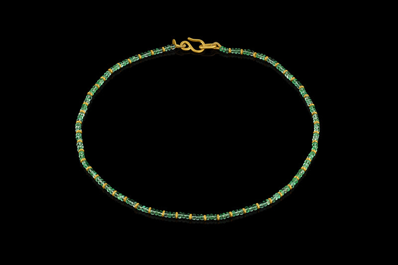 Banded Emerald Necklace