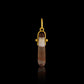 Ancient Greek Agate Grasshopper (c. 300-200 BCE) suspended from a modern gold bail.