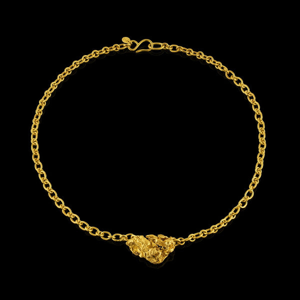 Gold Rush Nugget Necklace