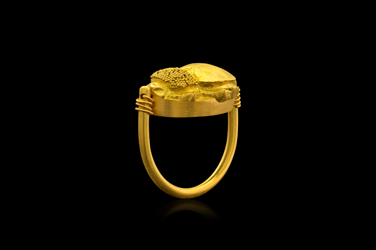 Loren Nicole - Amulet Ring: Scarab Spinner - Ring