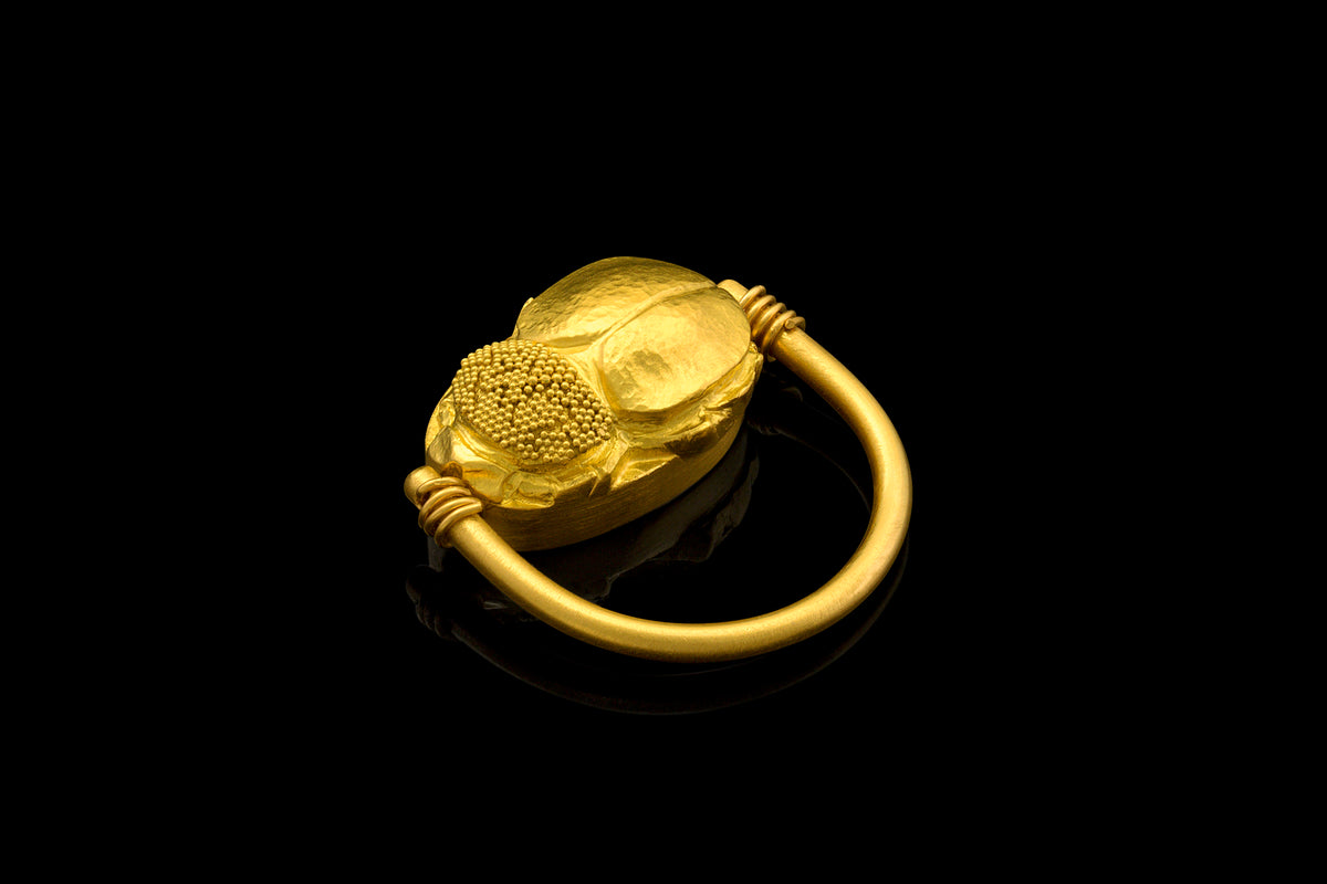 Loren Nicole - Amulet Ring: Scarab Spinner - Ring