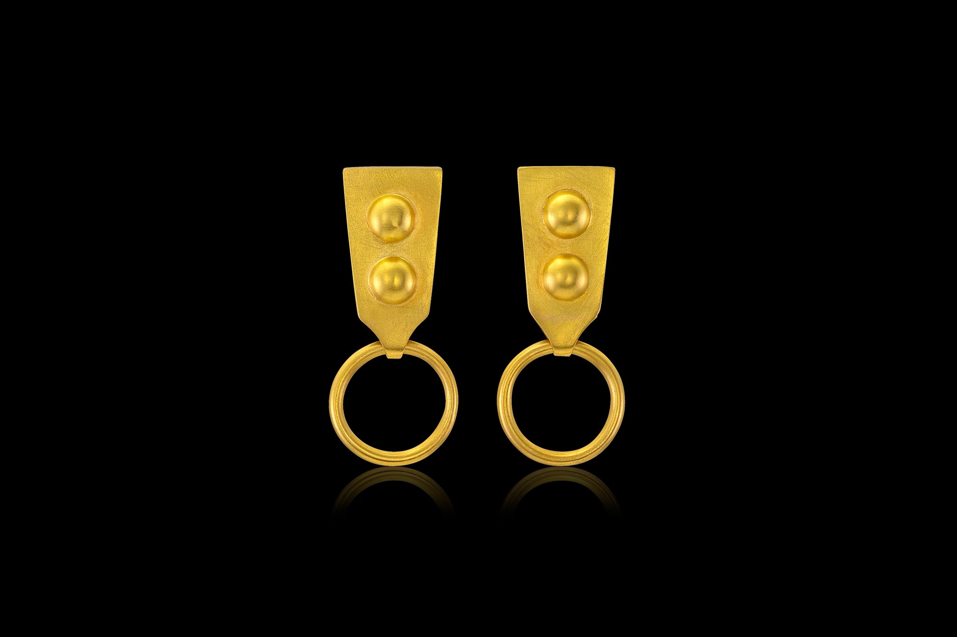 Loren Nicole - Byzantine Buckle Earrings - Earring