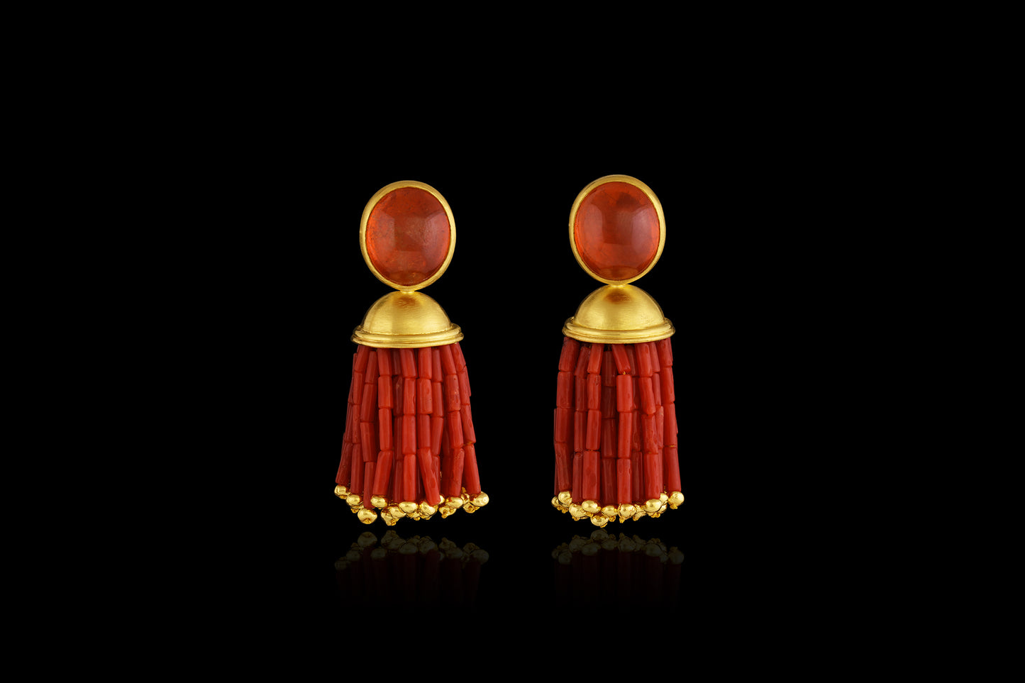 Mandarin Tassel Earrings