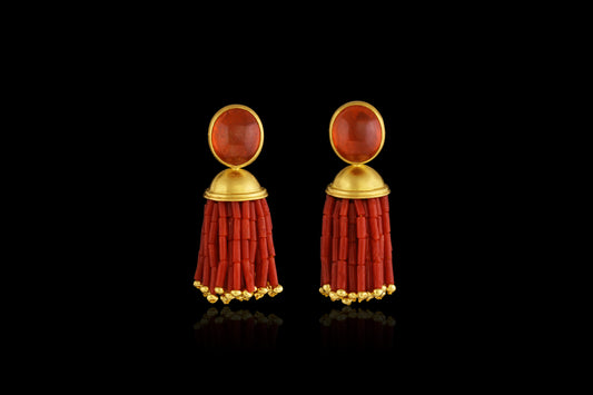 Mandarin Tassel Earrings