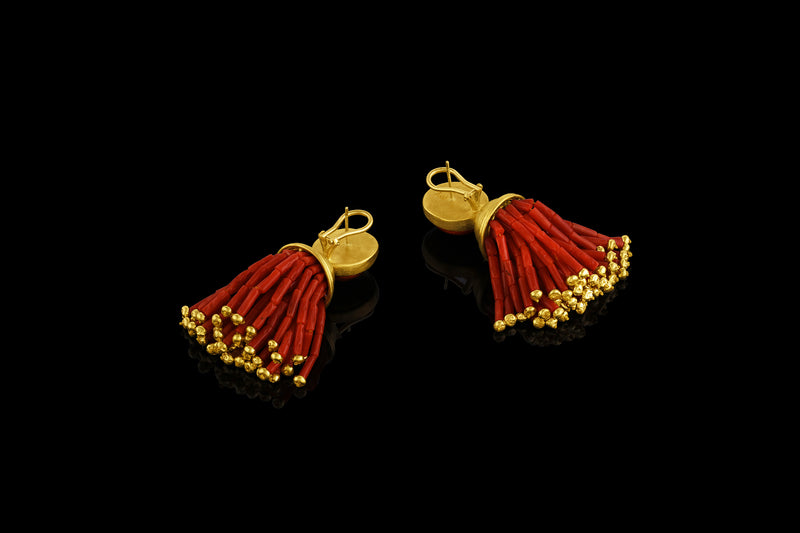 Mandarin Tassel Earrings